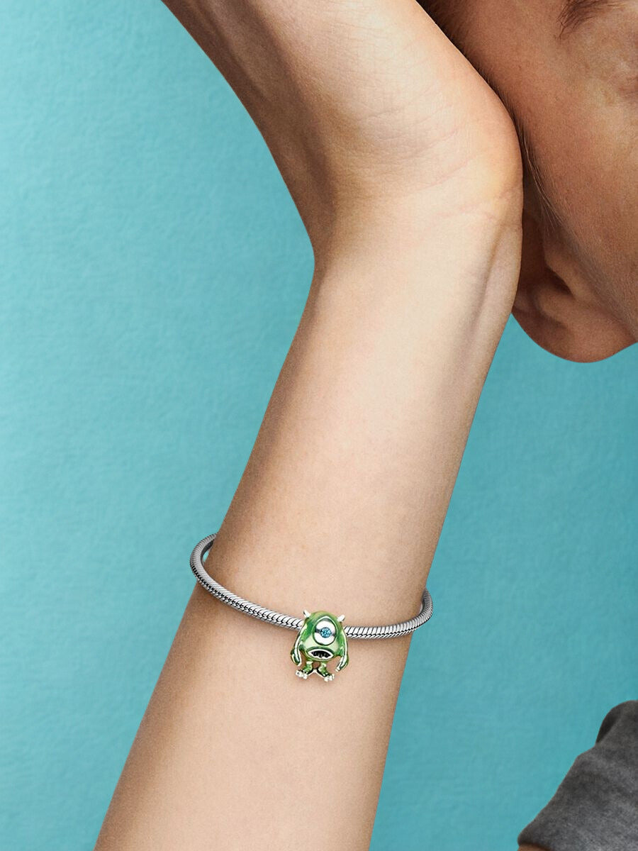Disney Pixar Mike Wazowski bedel Sterlingzilver