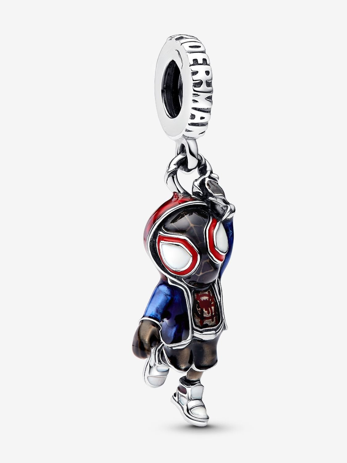 Marvel Spider-Man Miles Morals Hangende Bedel Sterlingzilver