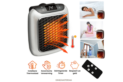 'Heatwave' Mini Draagbare elektrische verwarming