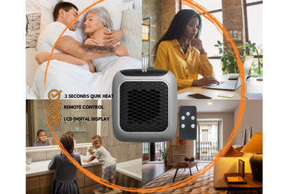 'Heatwave' Mini Draagbare elektrische verwarming
