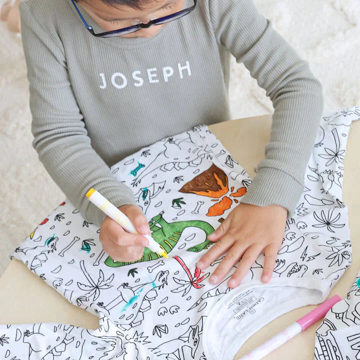 Inkleurbare Kinderpyjama