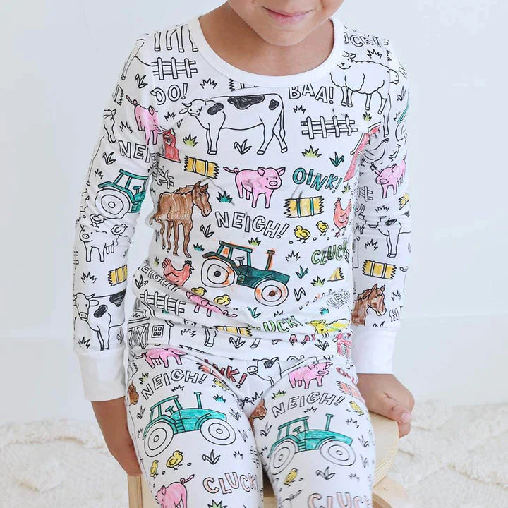 Inkleurbare Kinderpyjama