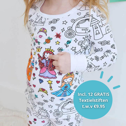 Inkleurbare Kinderpyjama
