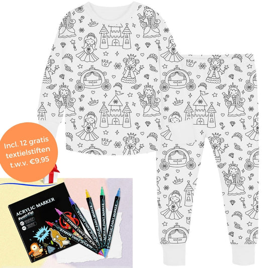 Inkleurbare Kinderpyjama