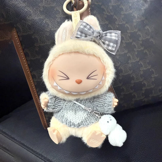17cm labubu clothes outfit Plush doll