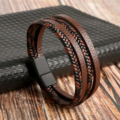 Handgeweven Herenarmband