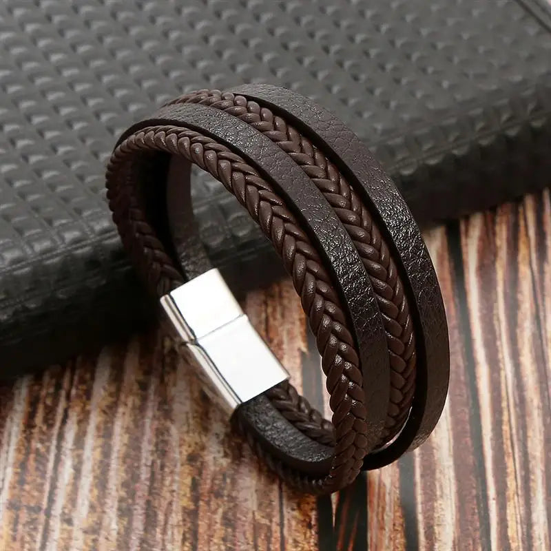 Handgeweven Herenarmband