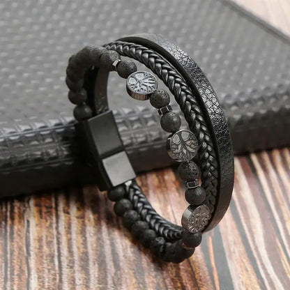 Handgeweven Herenarmband