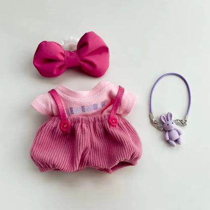 17cm labubu clothes outfit Plush doll