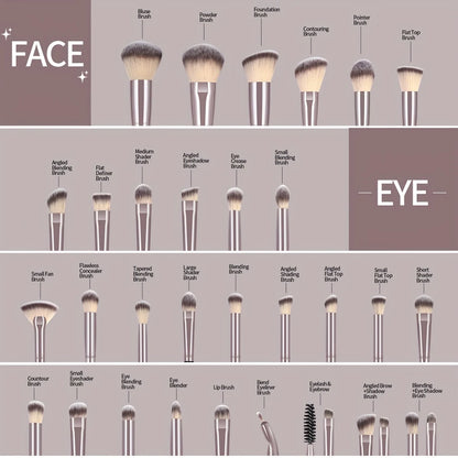 Maange Make-up kwasten 30stuks