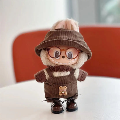17cm labubu clothes outfit Plush doll