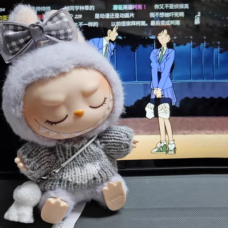 17cm labubu clothes outfit Plush doll