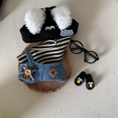 17cm labubu clothes outfit Plush doll