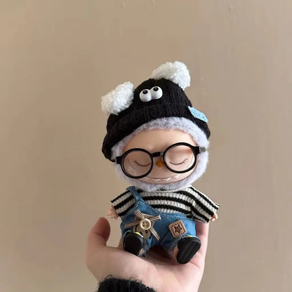 17cm labubu clothes outfit Plush doll
