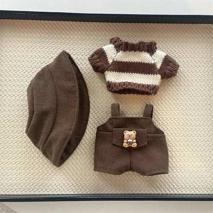 17cm labubu clothes outfit Plush doll