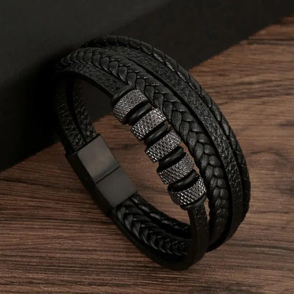 Handgeweven Herenarmband