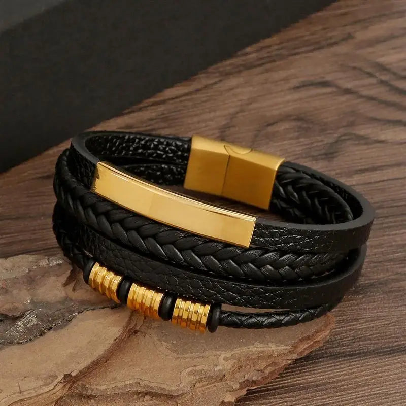 Handgeweven Herenarmband