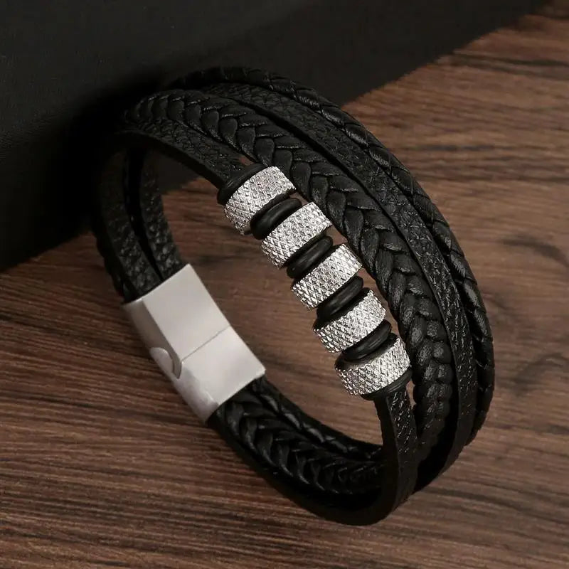 Handgeweven Herenarmband