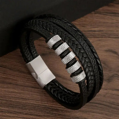 Handgeweven Herenarmband