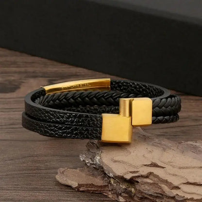 Handgeweven Herenarmband