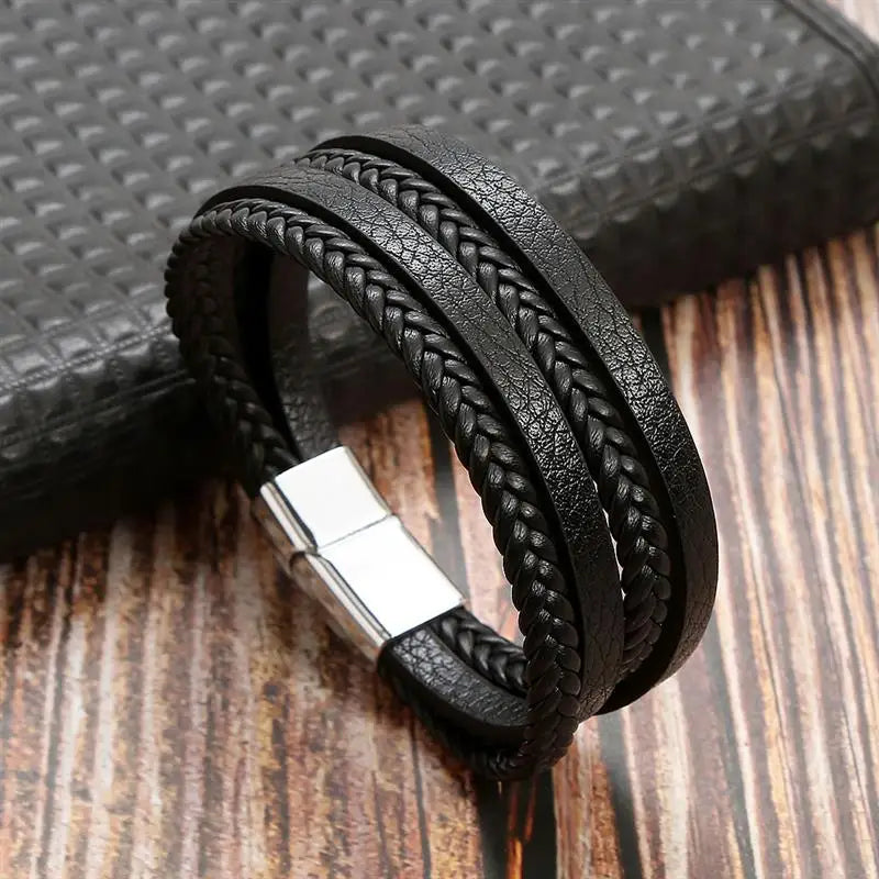 Handgeweven Herenarmband