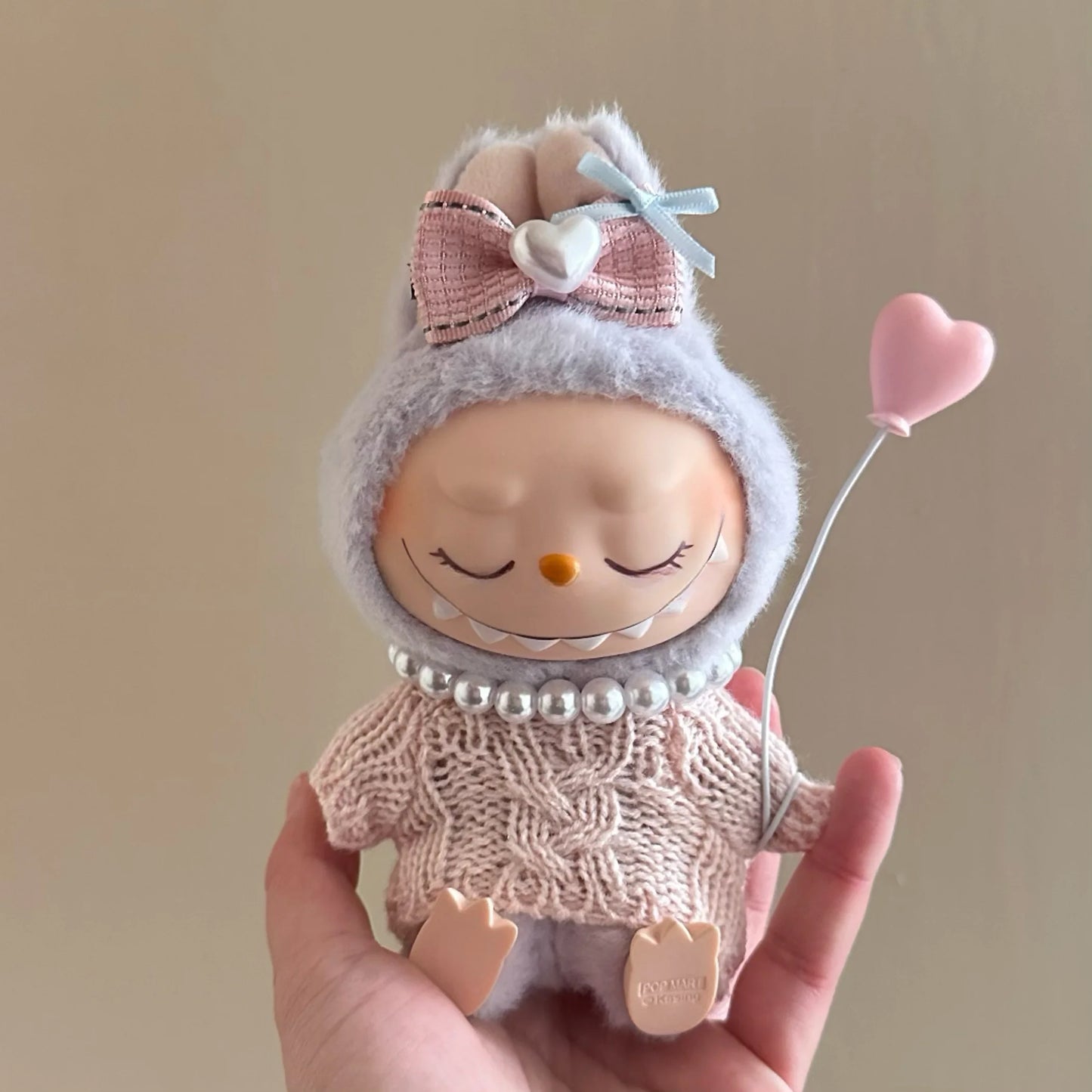 17cm labubu clothes outfit Plush doll