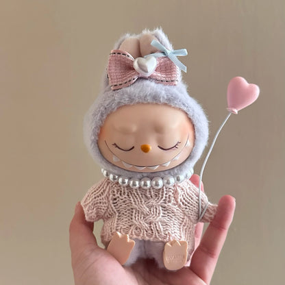 17cm labubu clothes outfit Plush doll