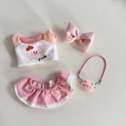 17cm labubu clothes outfit Plush doll