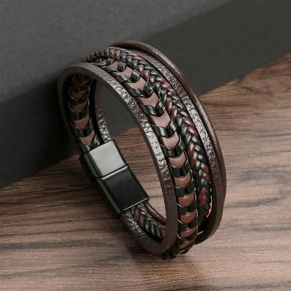 Handgeweven Herenarmband