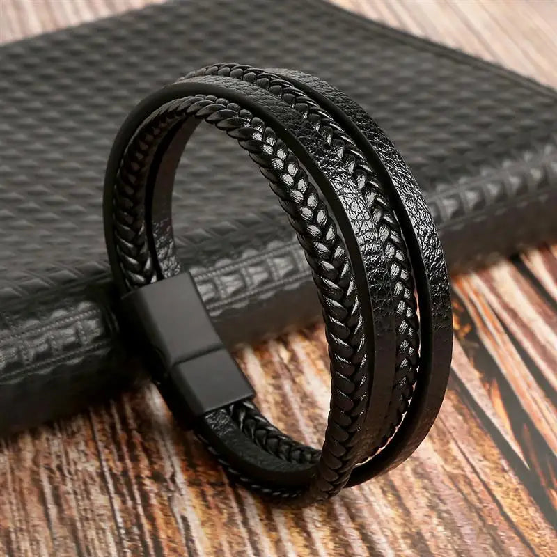 Handgeweven Herenarmband