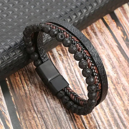 Handgeweven Herenarmband