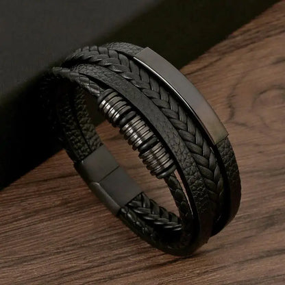 Handgeweven Herenarmband