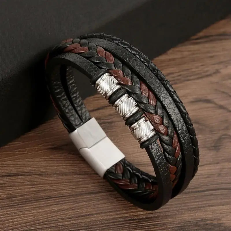 Handgeweven Herenarmband