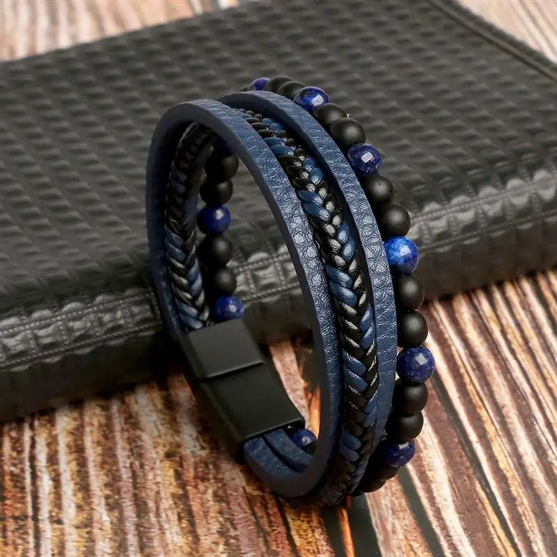 Handgeweven Herenarmband