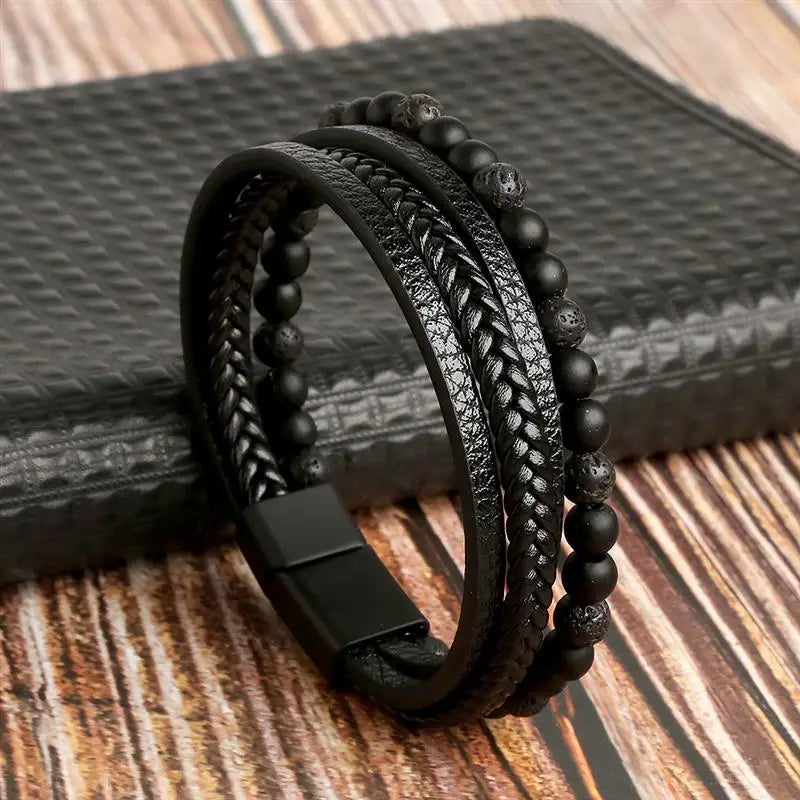 Handgeweven Herenarmband