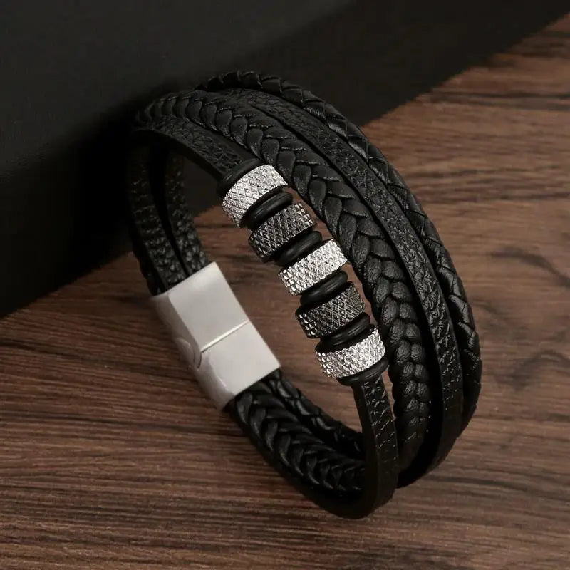 Handgeweven Herenarmband