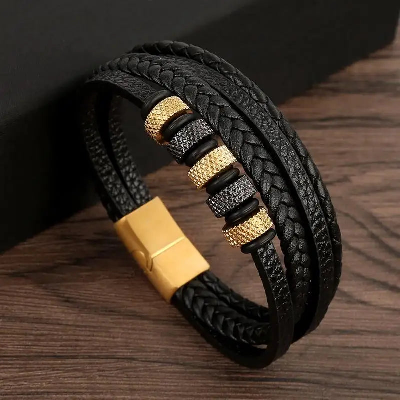Handgeweven Herenarmband