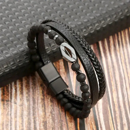 Handgeweven Herenarmband