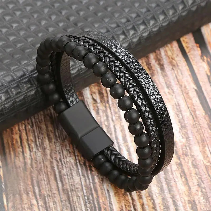 Handgeweven Herenarmband