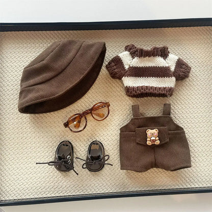 17cm labubu clothes outfit Plush doll