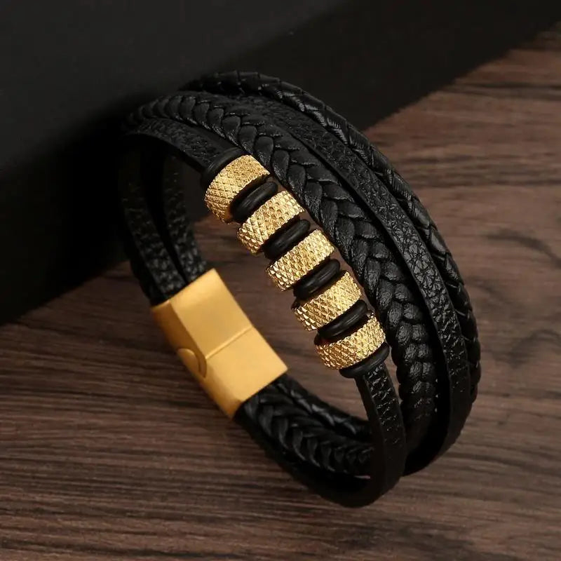 Handgeweven Herenarmband