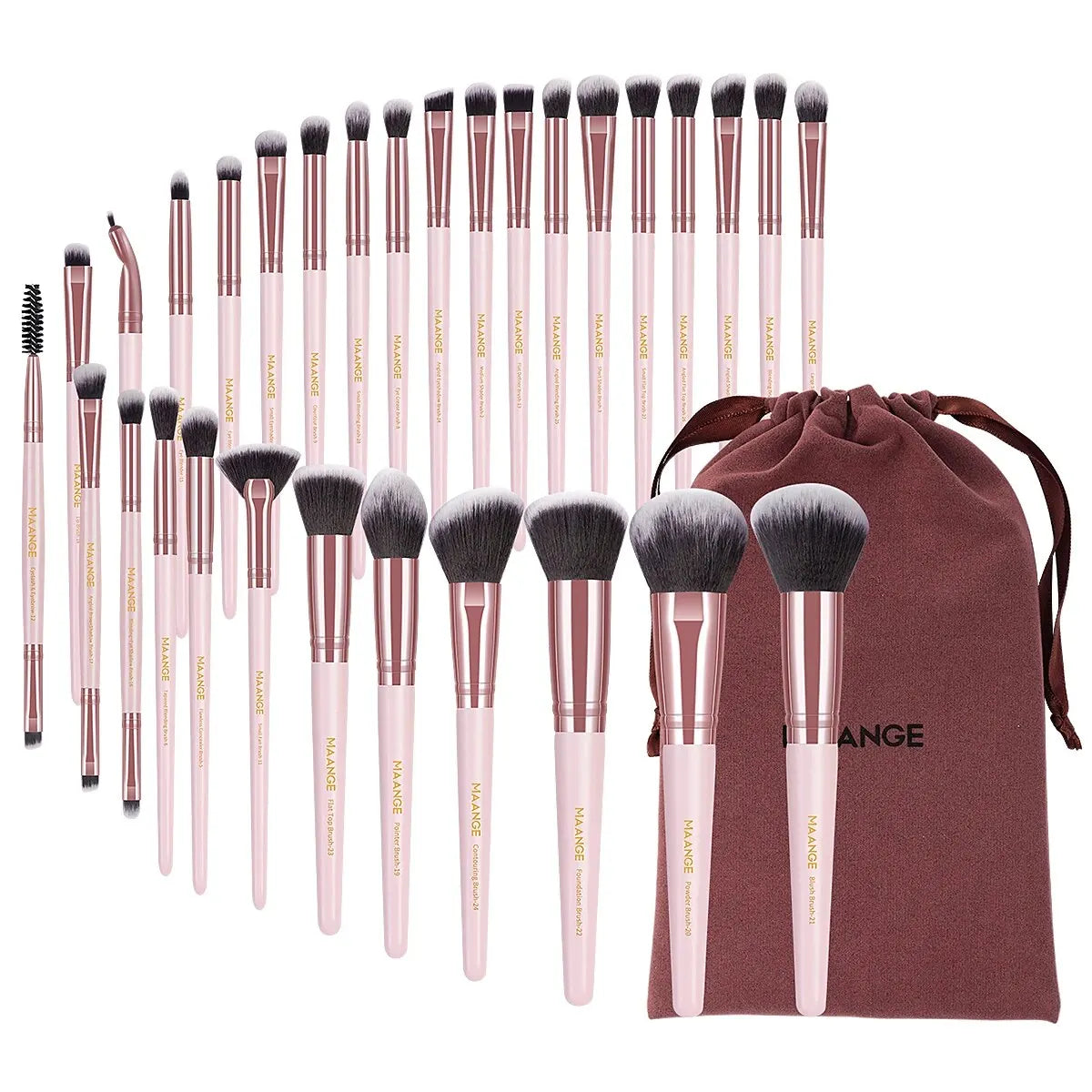 Maange Make-up kwasten 30stuks