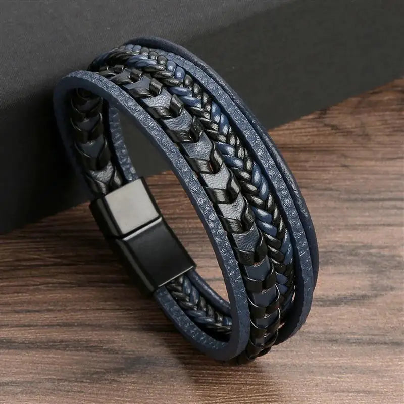 Handgeweven Herenarmband