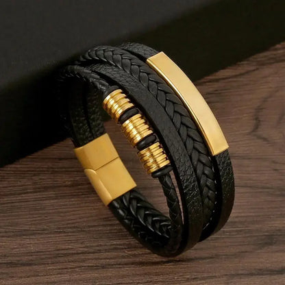 Handgeweven Herenarmband