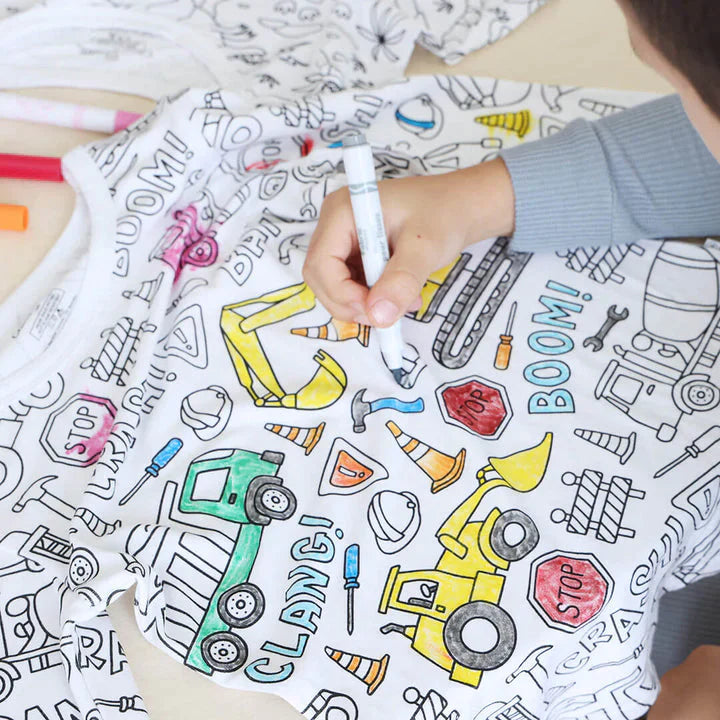 Inkleurbare Kinderpyjama