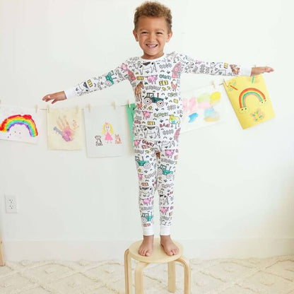 Inkleurbare Kinderpyjama