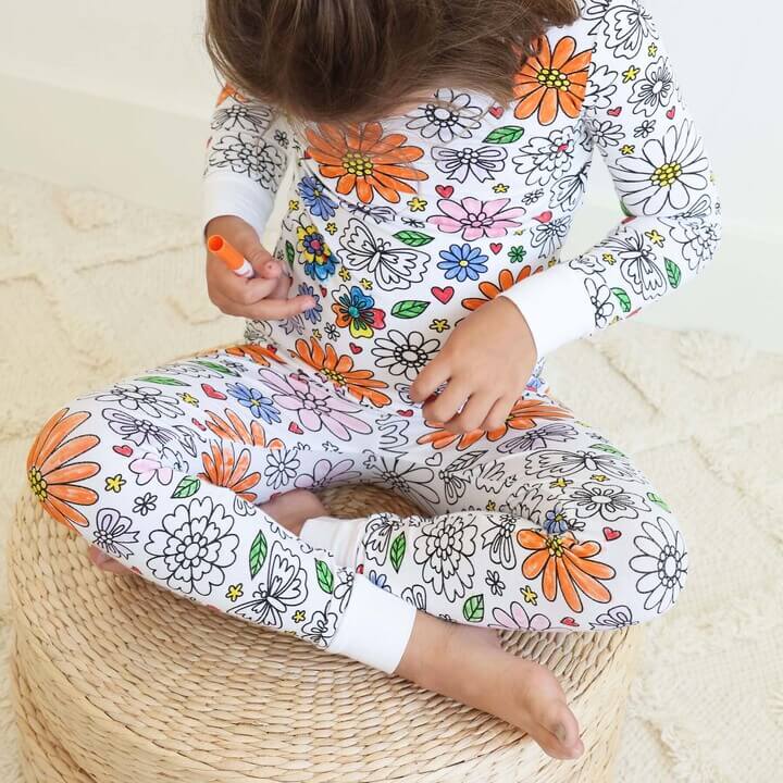 Inkleurbare Kinderpyjama