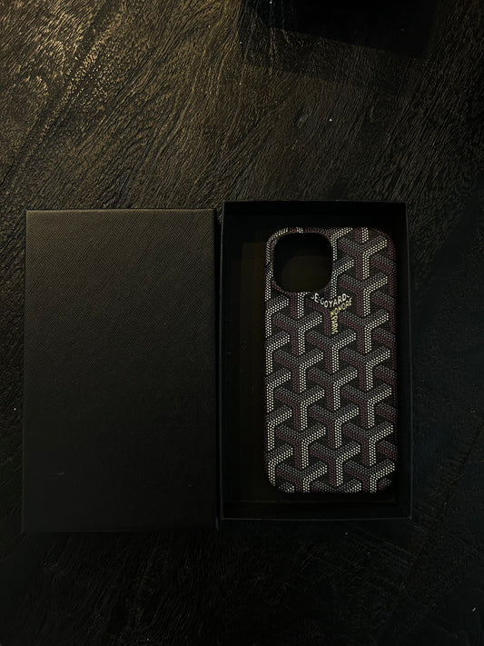 Goyard Phone case Black/White