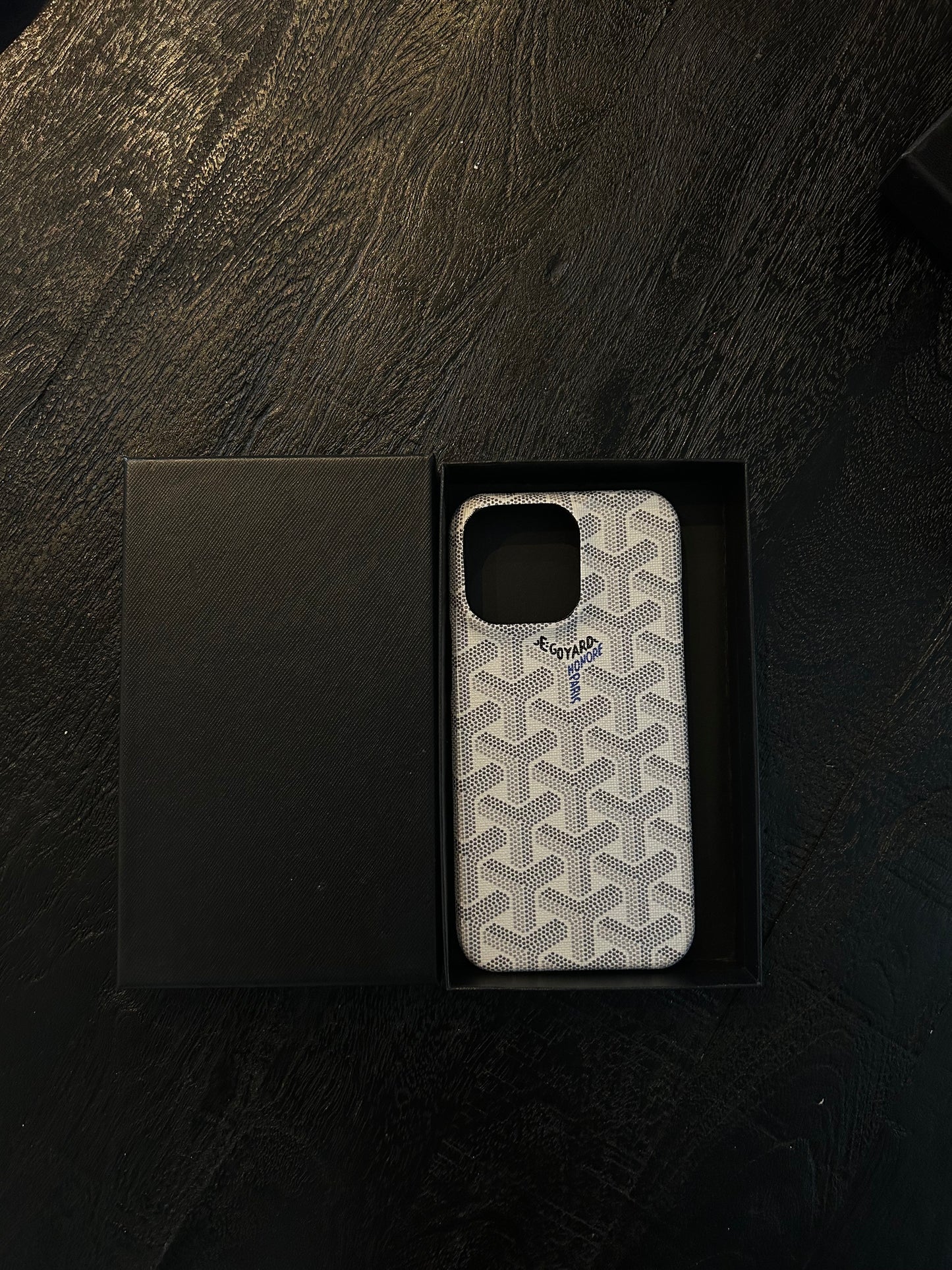 Goyard Phone case Black/White
