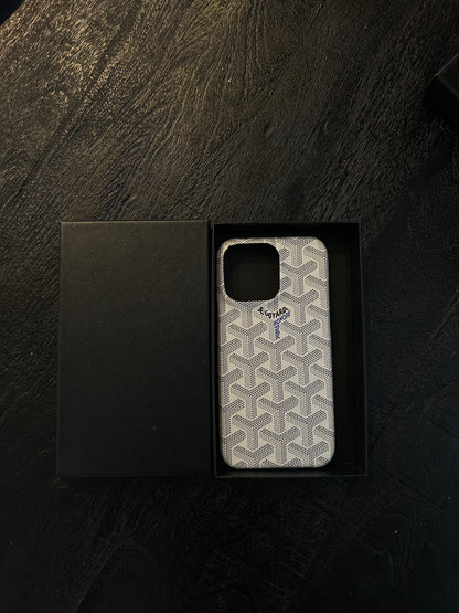 Goyard Phone case Black/White